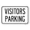 Signmission Visitors Parking Heavy-Gauge Aluminum Sign, 12" x 18", A-1218-24618 A-1218-24618 - alternate 1